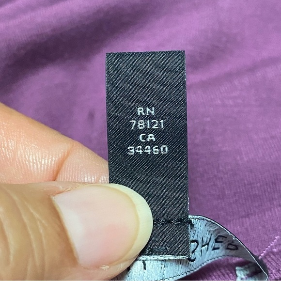 Eileen Fisher Dress Women’s Size 1X Plum Purple Jersey Knit MIDI Dress - Picture 9 of 14